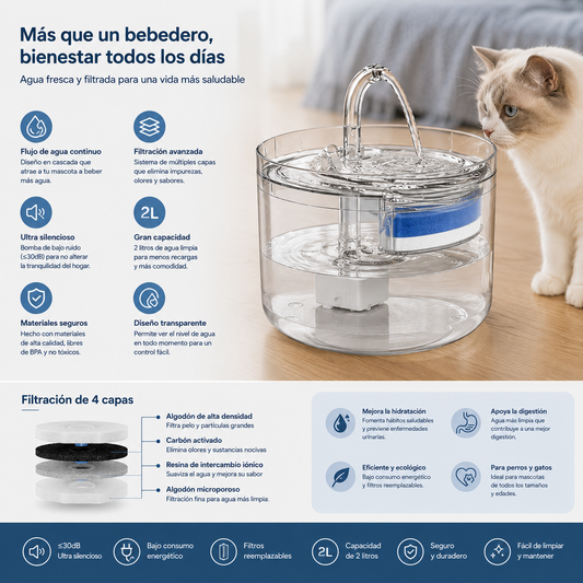 Fuente Automática para Mascotas
